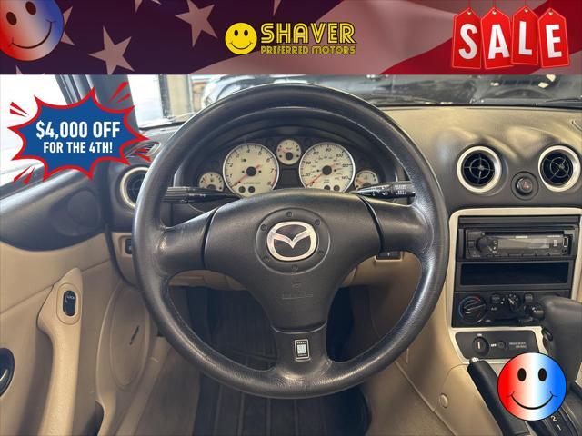 used 2003 Mazda MX-5 Miata car, priced at $10,990