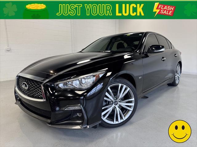 used 2018 INFINITI Q50 car, priced at $16,590