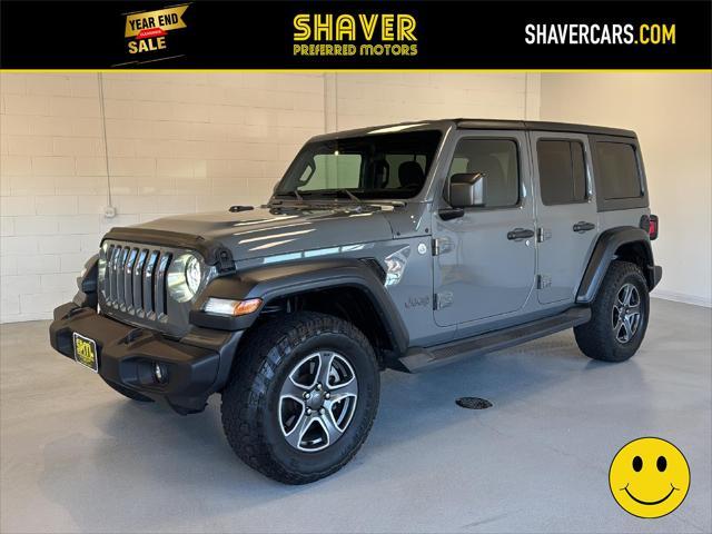 used 2018 Jeep Wrangler Unlimited car, priced at $21,470