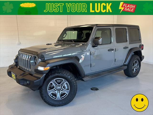 used 2018 Jeep Wrangler Unlimited car, priced at $19,990