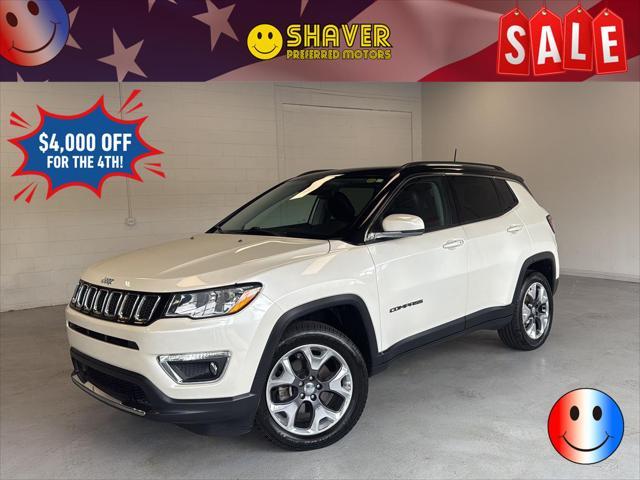 used 2021 Jeep Compass car, priced at $22,500