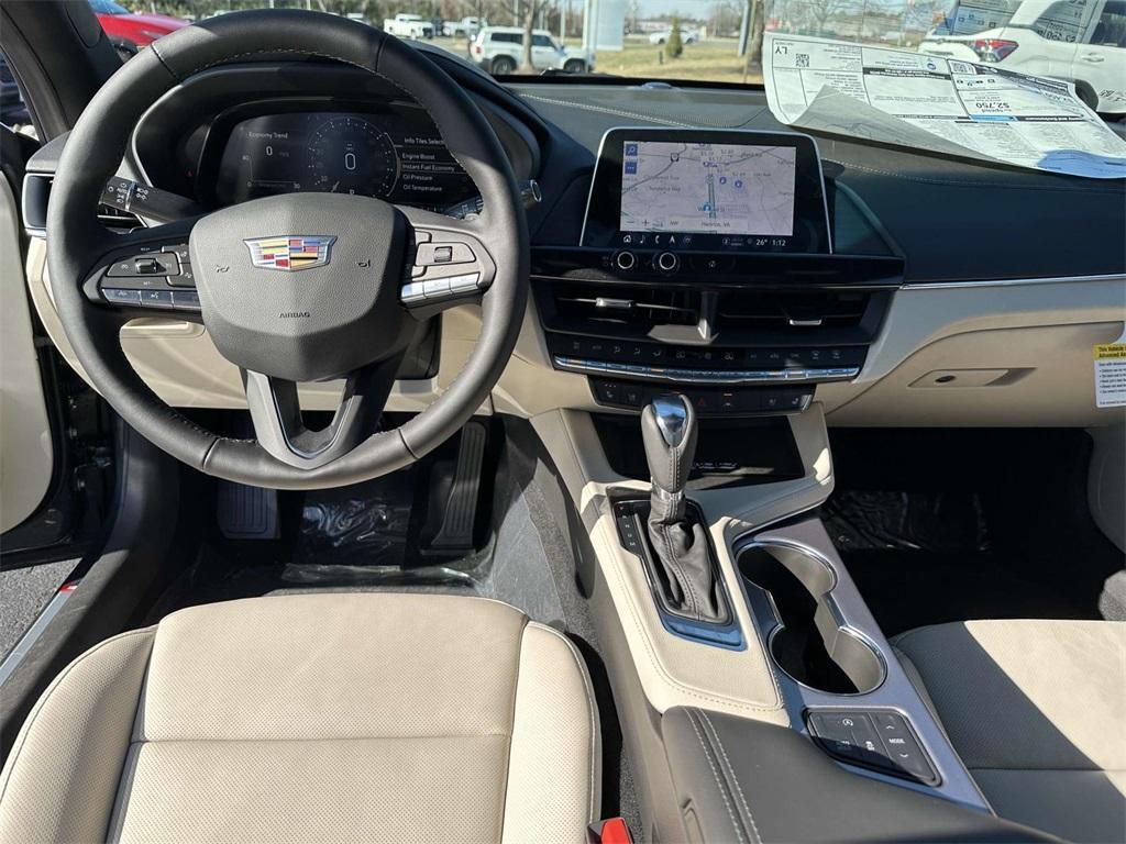 new 2025 Cadillac CT4 car, priced at $47,390