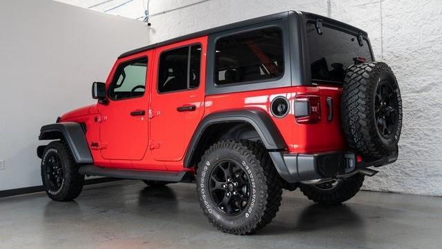 used 2021 Jeep Wrangler Unlimited car, priced at $33,580