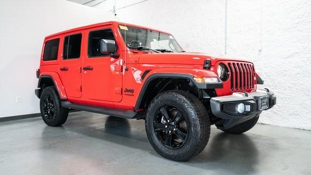 used 2021 Jeep Wrangler Unlimited car, priced at $37,000