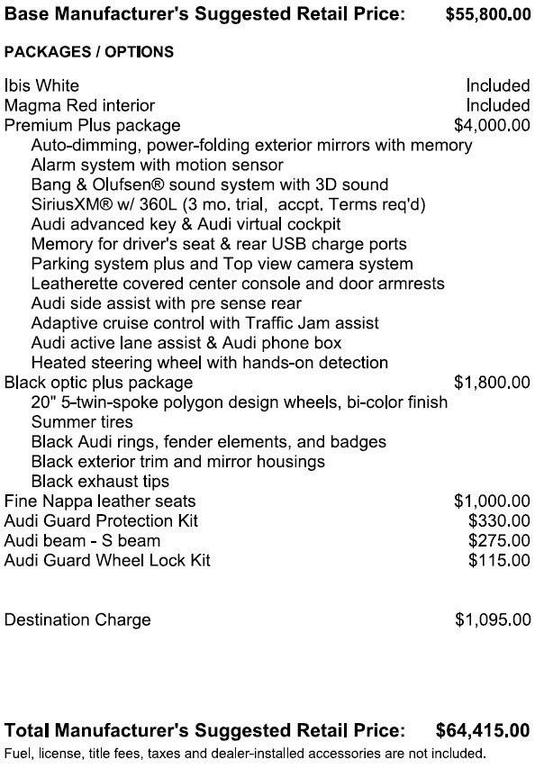 used 2023 Audi S5 car, priced at $51,500