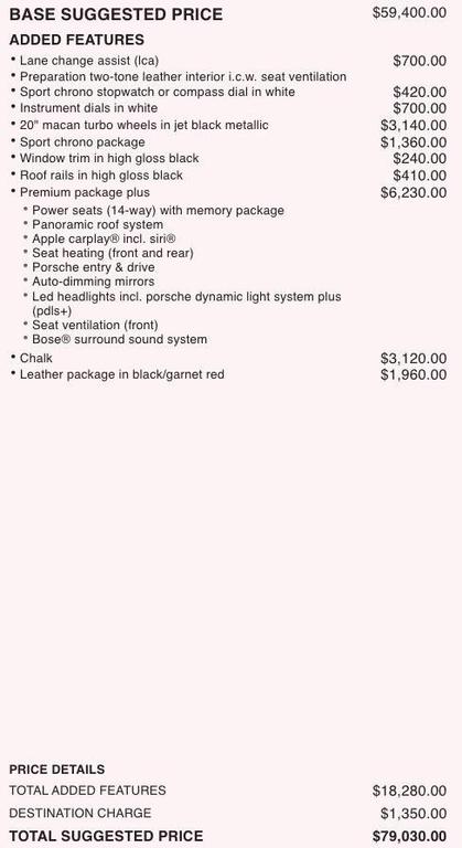 used 2020 Porsche Macan car, priced at $47,500