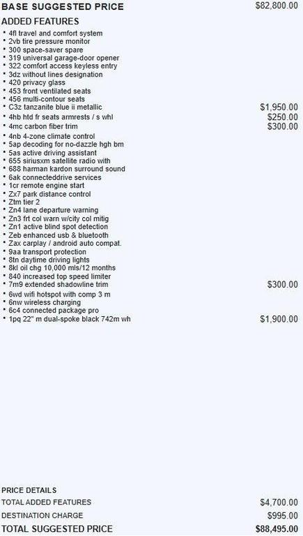 used 2021 BMW X5 car, priced at $56,500