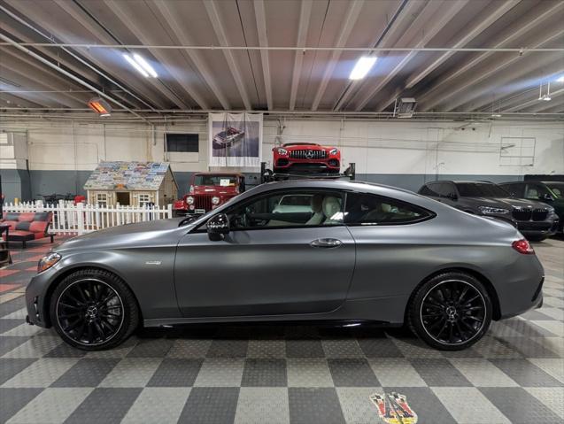 used 2022 Mercedes-Benz AMG C 43 car, priced at $50,000