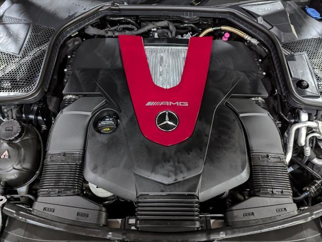 used 2022 Mercedes-Benz AMG C 43 car, priced at $50,000