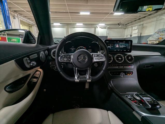 used 2022 Mercedes-Benz AMG C 43 car, priced at $50,000