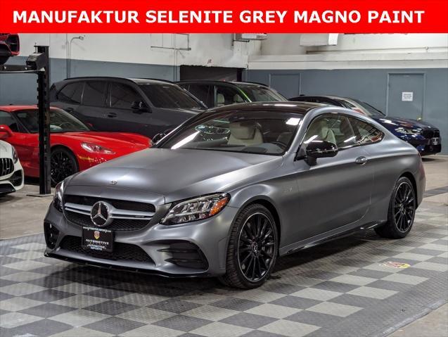 used 2022 Mercedes-Benz AMG C 43 car, priced at $50,000