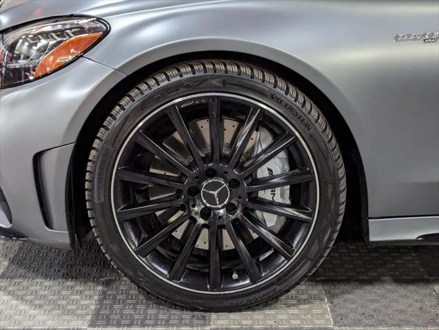 used 2022 Mercedes-Benz AMG C 43 car, priced at $50,000