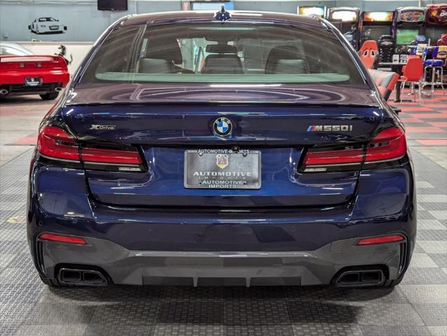 used 2021 BMW M550 car, priced at $50,400