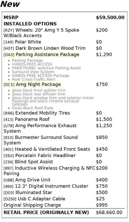 used 2020 Mercedes-Benz AMG GLC 43 car, priced at $42,000
