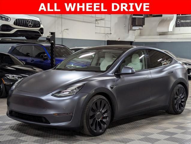 used 2020 Tesla Model Y car, priced at $33,500