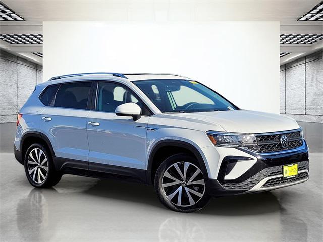 used 2023 Volkswagen Taos car, priced at $21,000