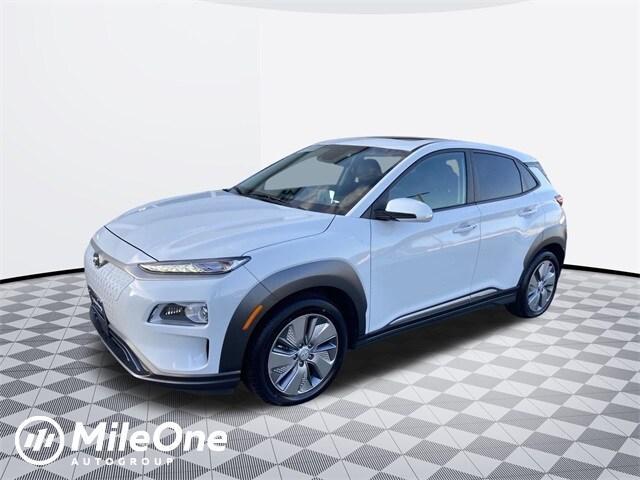 used 2021 Hyundai Kona EV car, priced at $20,700