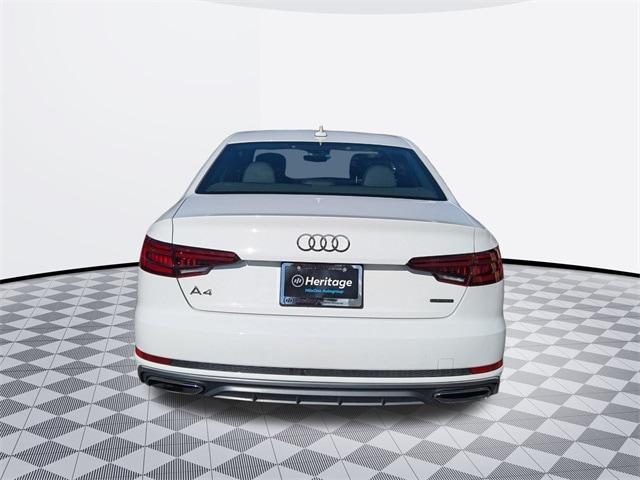 used 2019 Audi A4 car, priced at $18,900