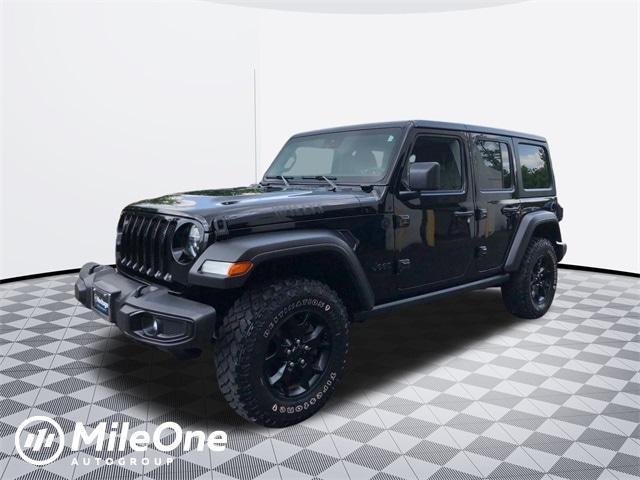 used 2021 Jeep Wrangler Unlimited car, priced at $33,250