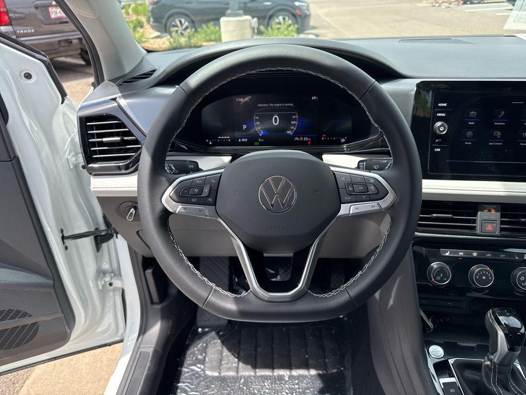 new 2025 Volkswagen Taos car, priced at $27,010