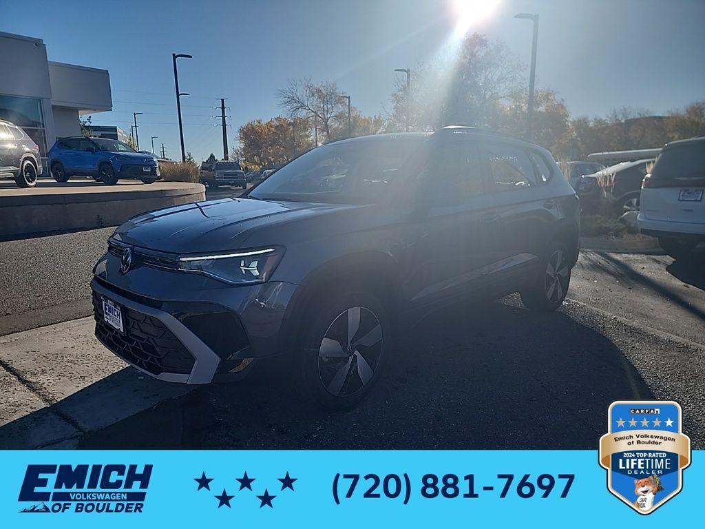 new 2025 Volkswagen Taos car, priced at $26,495