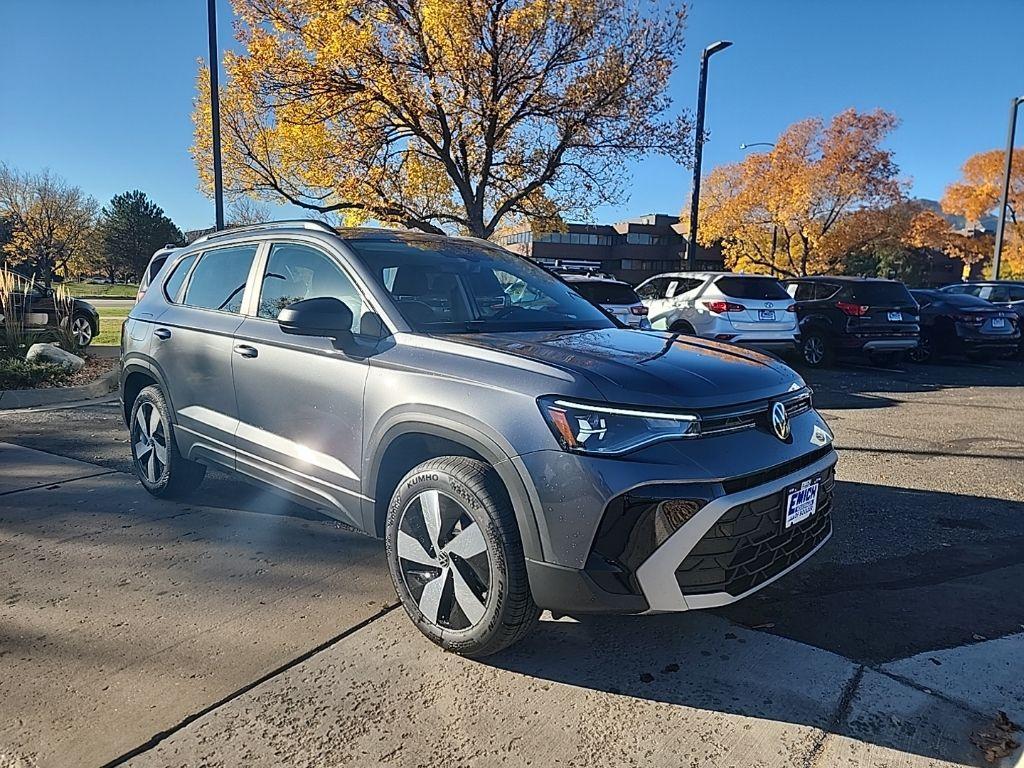 new 2025 Volkswagen Taos car, priced at $27,495