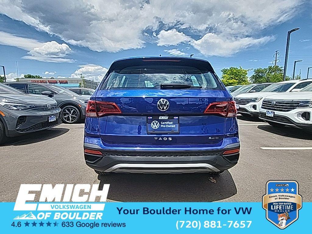used 2023 Volkswagen Taos car, priced at $21,400