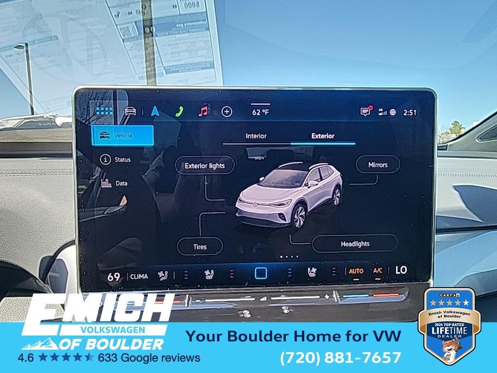 new 2025 Volkswagen ID.4 car, priced at $46,847