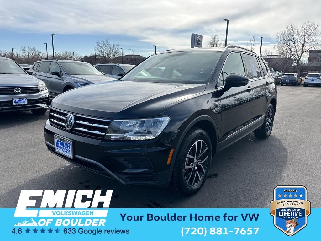 used 2021 Volkswagen Tiguan car, priced at $19,499