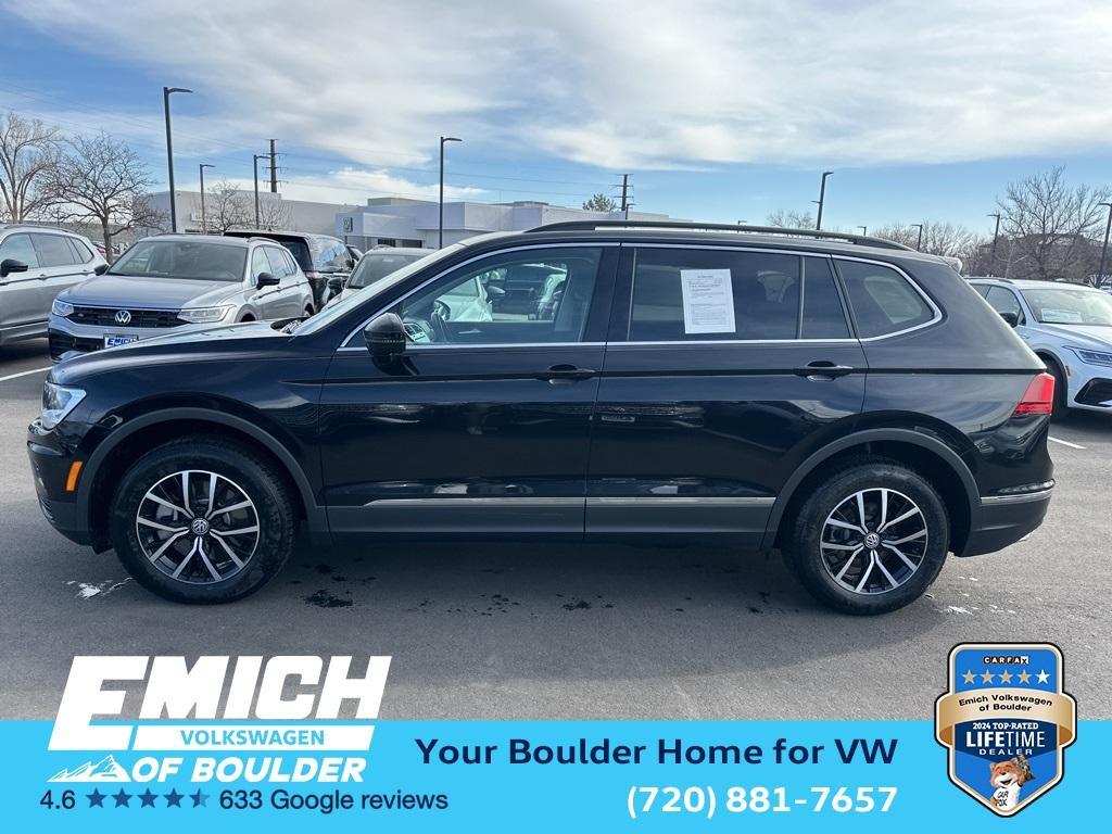 used 2021 Volkswagen Tiguan car, priced at $18,999