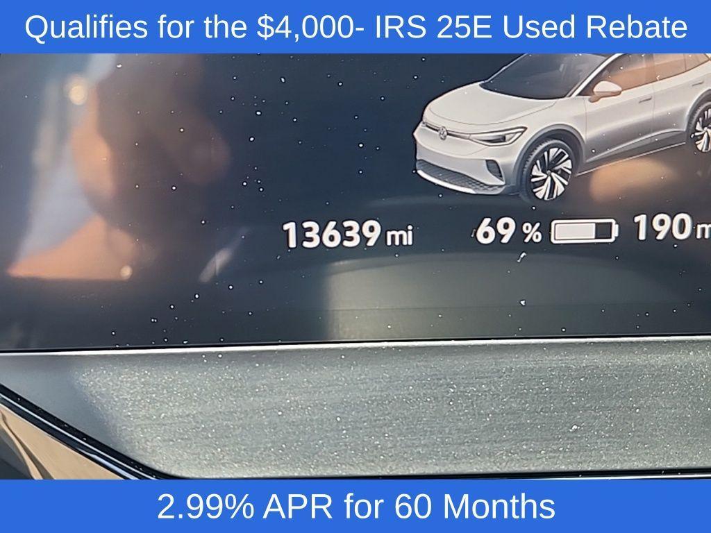 used 2022 Volkswagen ID.4 car, priced at $23,499