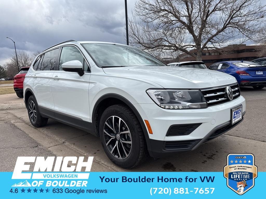 used 2021 Volkswagen Tiguan car, priced at $21,442