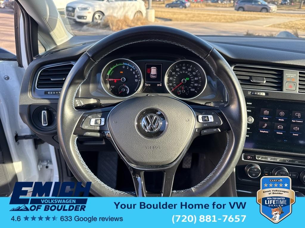 used 2019 Volkswagen e-Golf car, priced at $15,584