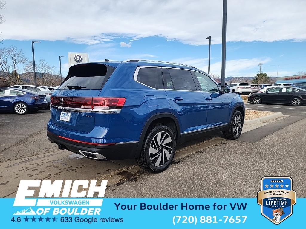 new 2025 Volkswagen Atlas car, priced at $46,875