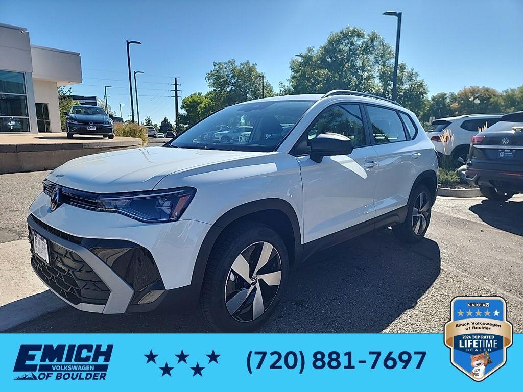 new 2025 Volkswagen Taos car, priced at $26,495