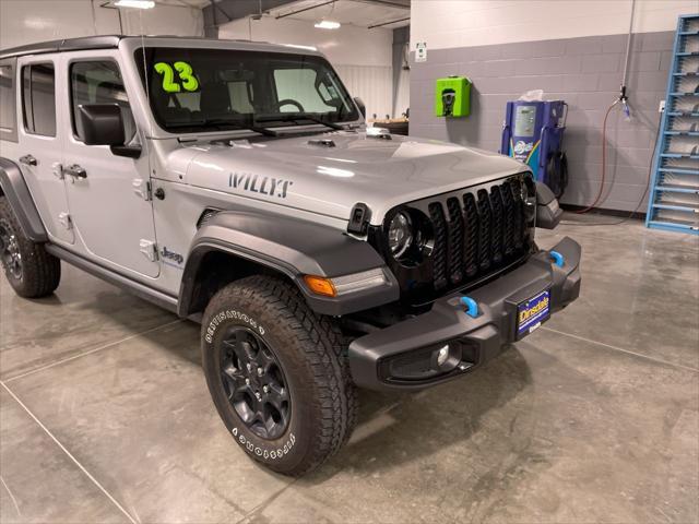used 2023 Jeep Wrangler 4xe car, priced at $33,540