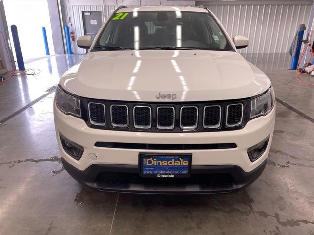 used 2021 Jeep Compass car, priced at $18,844