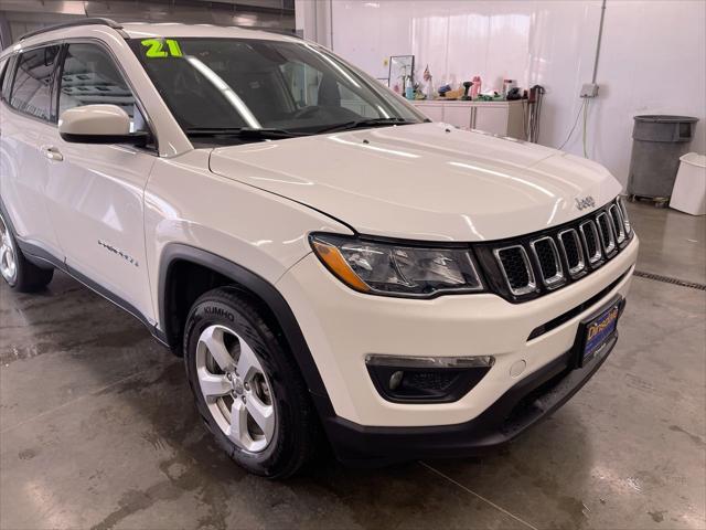 used 2021 Jeep Compass car, priced at $18,844