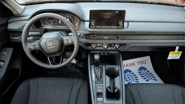 new 2025 Honda Accord car, priced at $28,302