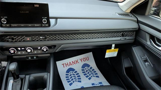 new 2025 Honda Accord car, priced at $28,302