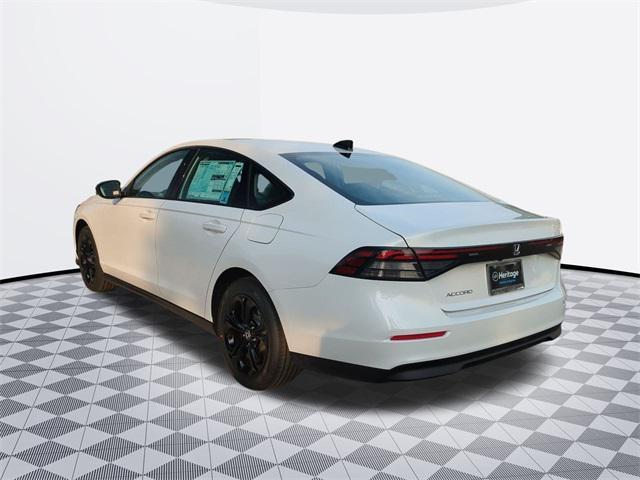 new 2025 Honda Accord car, priced at $30,906