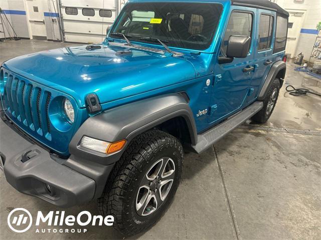 used 2020 Jeep Wrangler Unlimited car, priced at $23,488