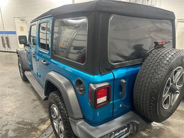 used 2020 Jeep Wrangler Unlimited car, priced at $23,488