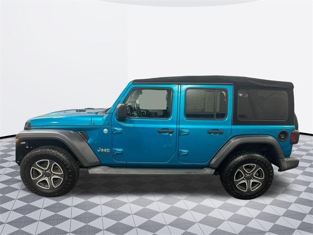 used 2020 Jeep Wrangler Unlimited car, priced at $23,488