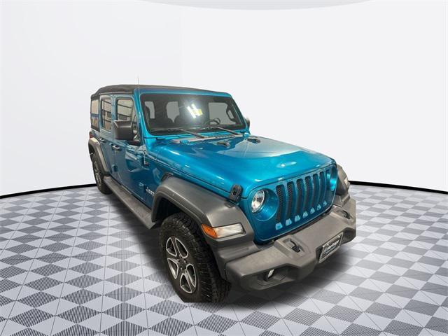 used 2020 Jeep Wrangler Unlimited car, priced at $23,488