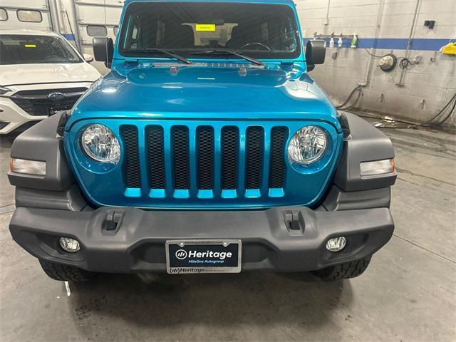 used 2020 Jeep Wrangler Unlimited car, priced at $23,488