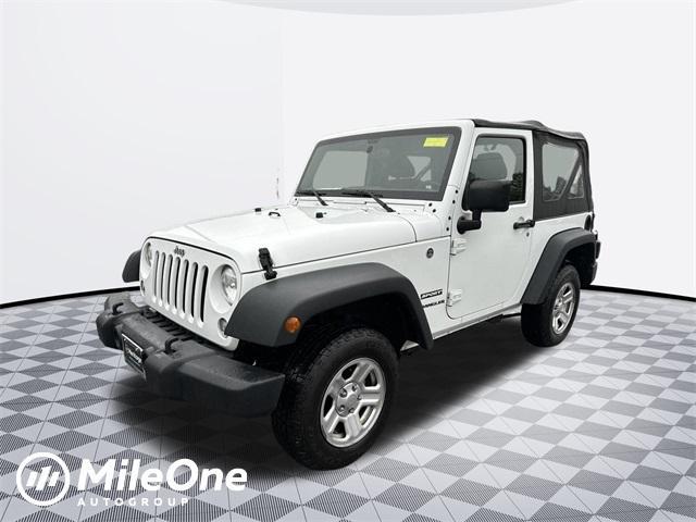 used 2017 Jeep Wrangler car, priced at $19,317