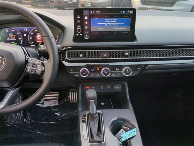 new 2025 Honda Civic Hybrid car, priced at $31,120