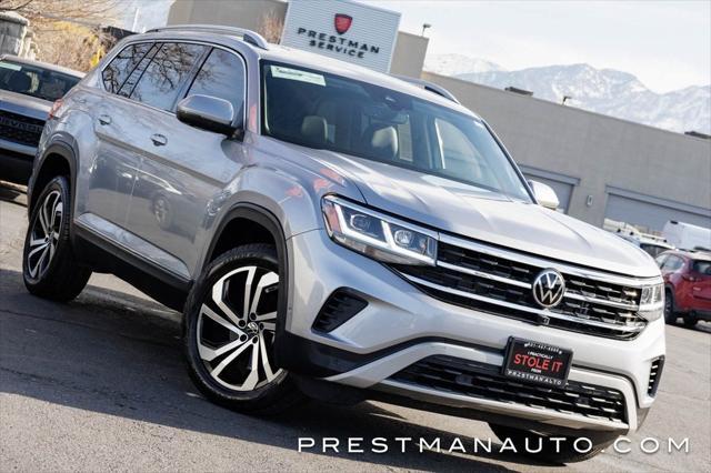 used 2021 Volkswagen Atlas car, priced at $26,000