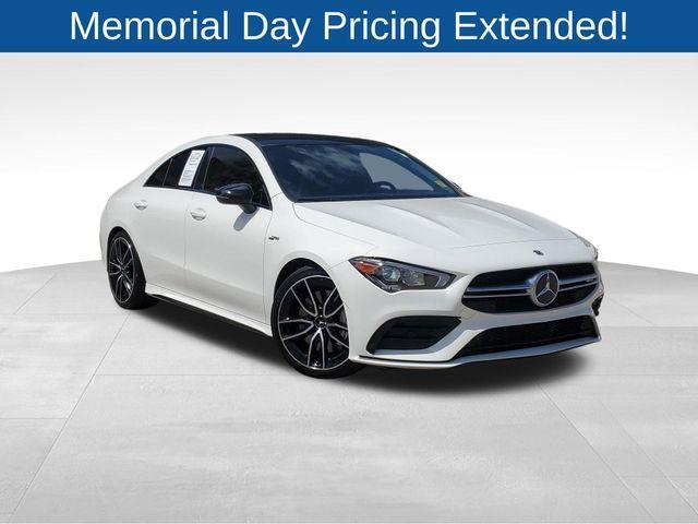 used 2022 Mercedes-Benz AMG CLA 35 car, priced at $41,955